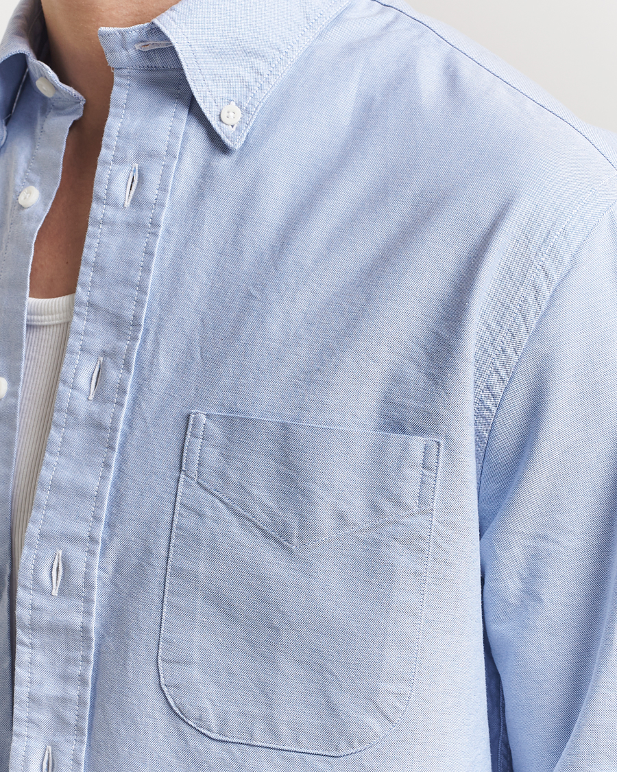 Homme | Chemises | Gitman Vintage | Button Down Oxford Shirt Light Blue