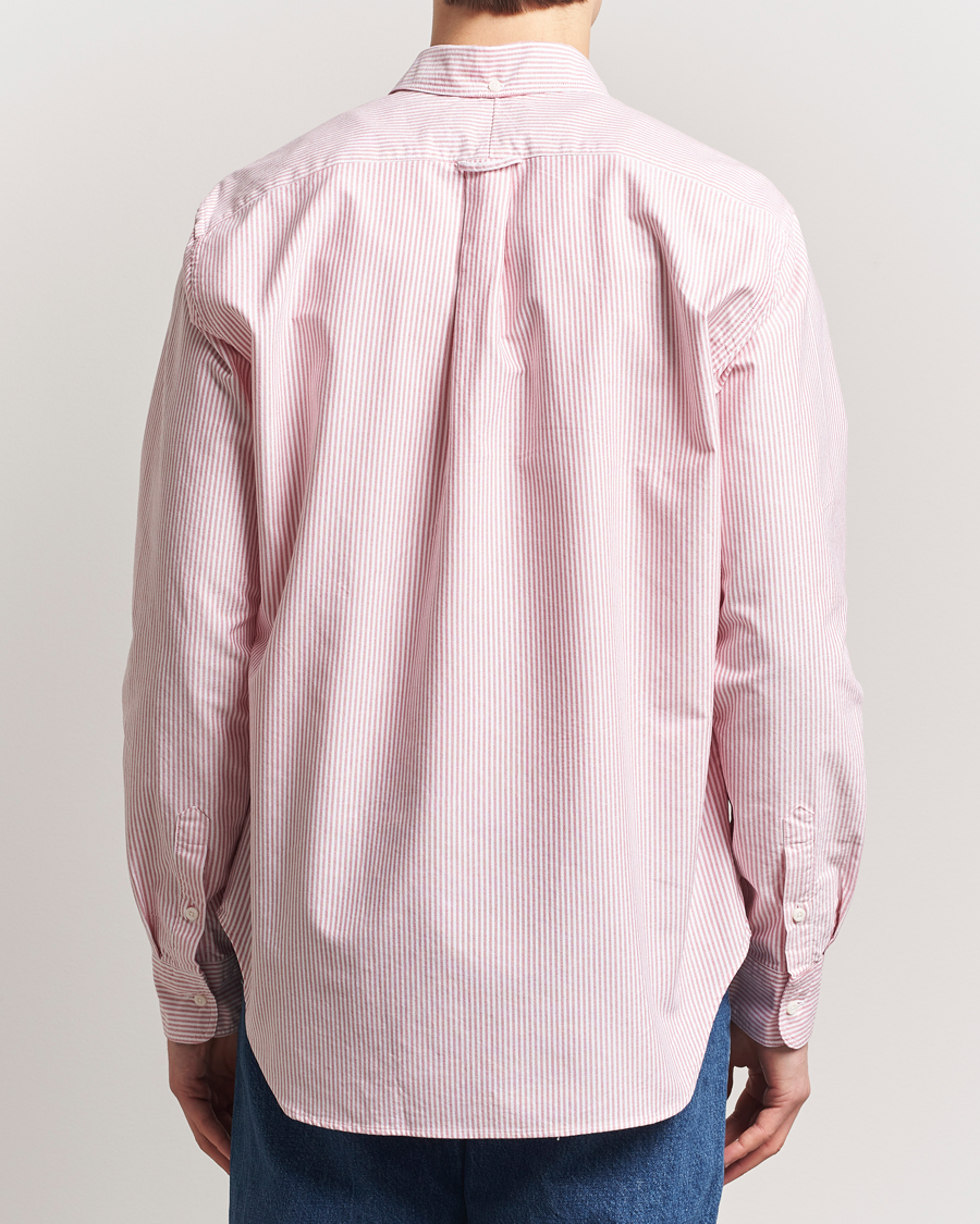 Homme | Chemises | Gitman Vintage | Button Down Striped Oxford Shirt Red