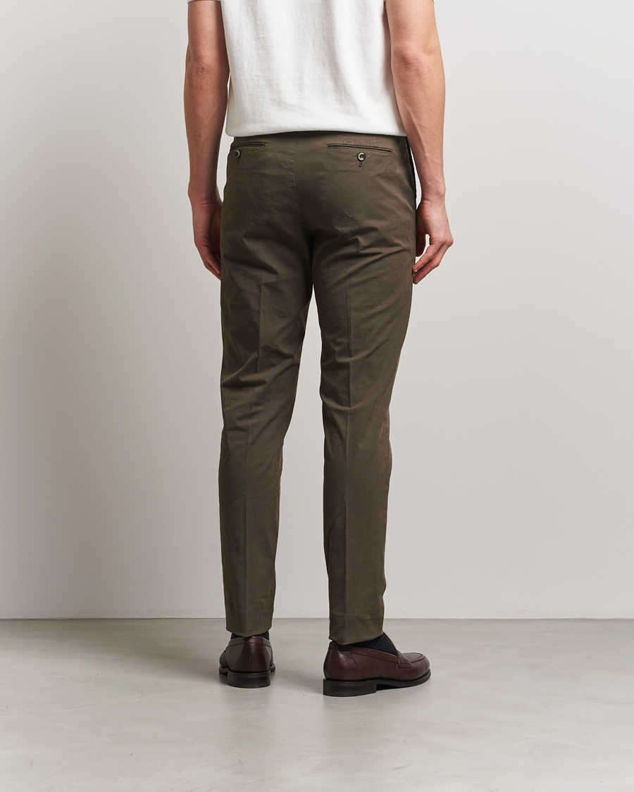 Homme | Pantalons | PT01 | Gentleman Fit Cotton/Stretch Trousers Brown