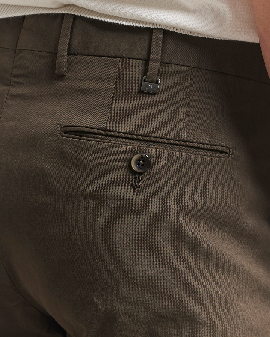 Homme | Pantalons | PT01 | Gentleman Fit Cotton/Stretch Trousers Brown