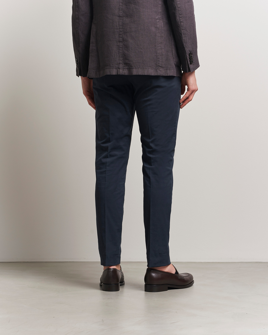 Homme | Pantalons | PT01 | Gentleman Fit Cotton/Stretch Trousers Navy