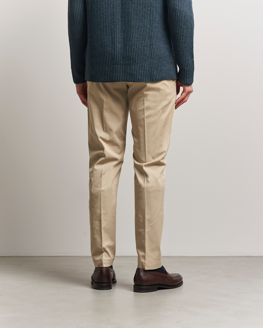Homme | Pantalons | PT01 | Soft Cotton/Stretch Drawstring Pants Beige