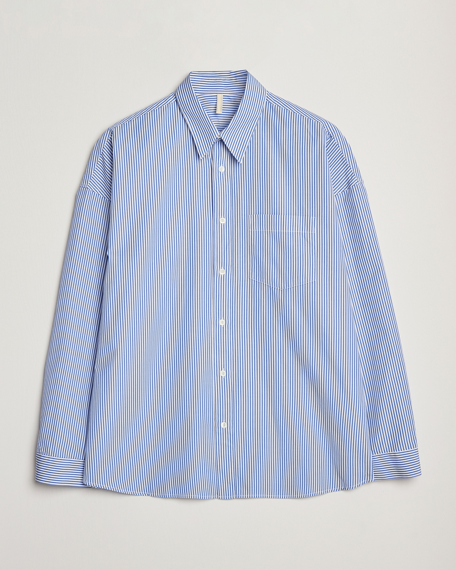 Homme | Chemises | Sunflower | Stable Shirt Blue Stripe