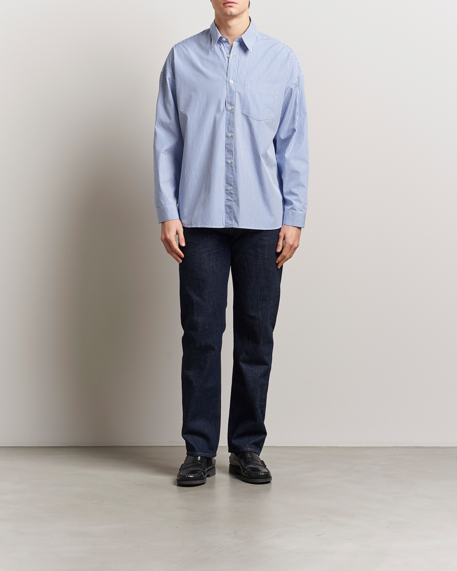 Homme | Chemises | Sunflower | Stable Shirt Blue Stripe