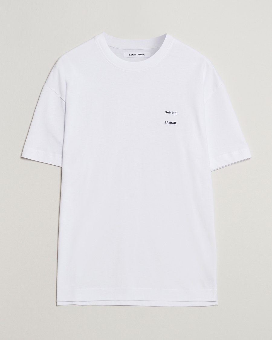 Homme | T-shirts | Samsøe Samsøe | Joel Organic Cotton T-Shirt White