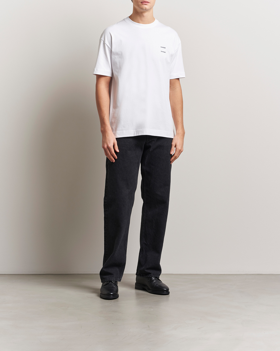 Homme | T-shirts | Samsøe Samsøe | Joel Organic Cotton T-Shirt White