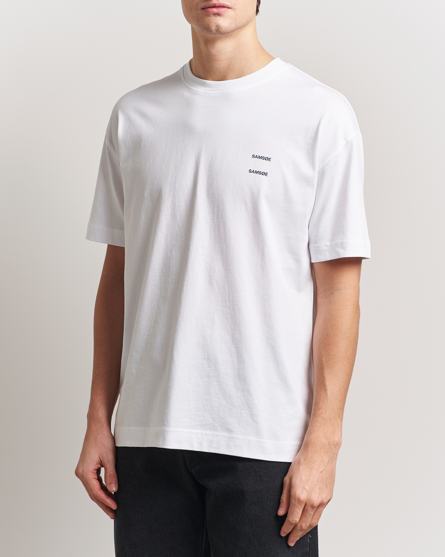 Homme | T-shirts | Samsøe Samsøe | Joel Organic Cotton T-Shirt White