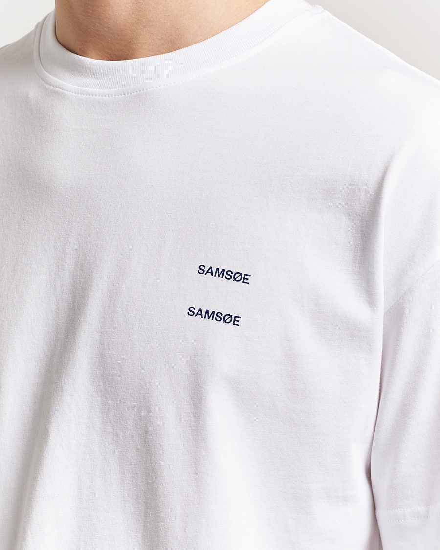 Homme | T-shirts | Samsøe Samsøe | Joel Organic Cotton T-Shirt White
