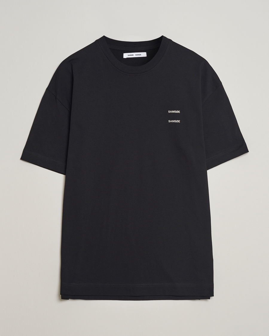 Homme | T-shirts | Samsøe Samsøe | Joel Organic Cotton T-Shirt Black