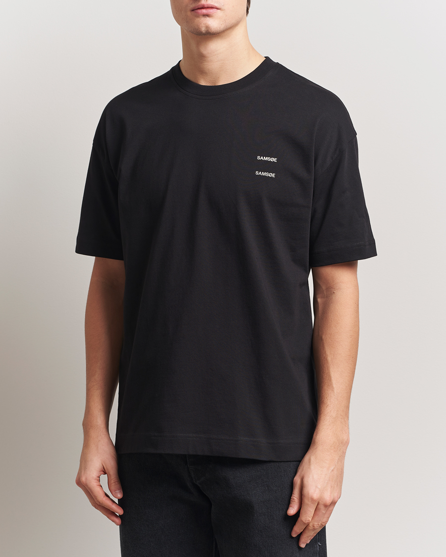 Homme | T-shirts | Samsøe Samsøe | Joel Organic Cotton T-Shirt Black