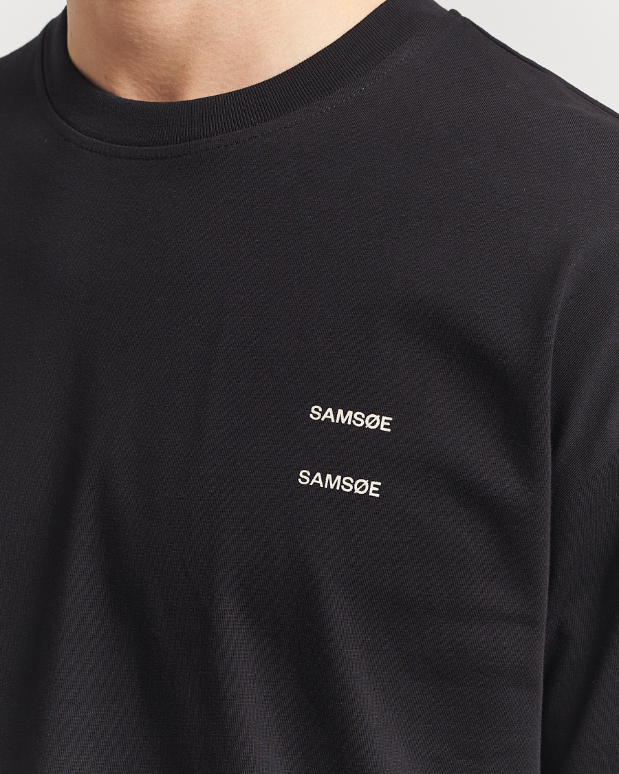 Homme | T-shirts | Samsøe Samsøe | Joel Organic Cotton T-Shirt Black