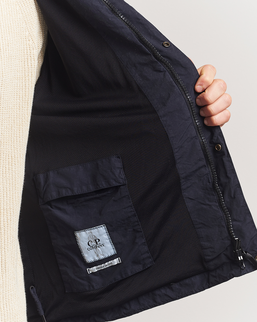 Homme | Manteaux Et Vestes | C.P. Company | Flatt Nylon Hooded Jacket Navy