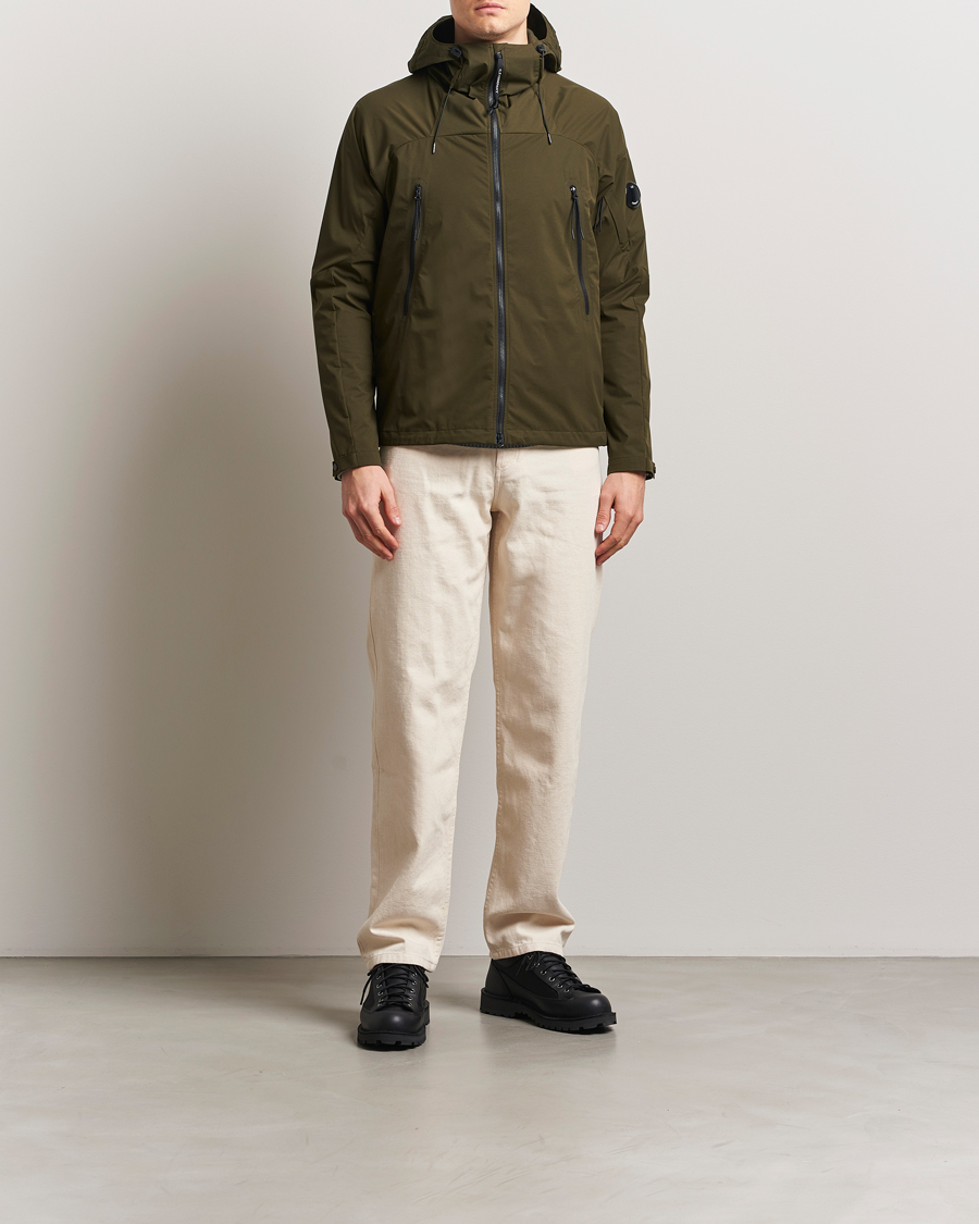 Homme | Manteaux Et Vestes | C.P. Company | Pro-Tek Lens Hooded Jacket Olive