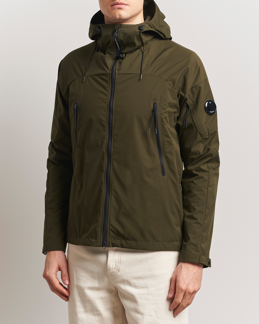Homme | Manteaux Et Vestes | C.P. Company | Pro-Tek Lens Hooded Jacket Olive