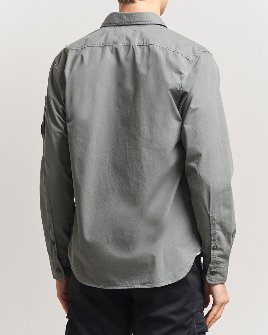 Homme | Chemises | C.P. Company | Organic Gabardine Pocket Shirt Grey