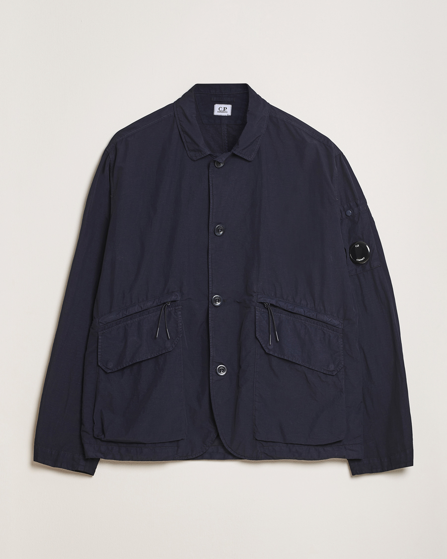 Homme | Manteaux Et Vestes | C.P. Company | Flatt Nylon Blazer Jacket Navy