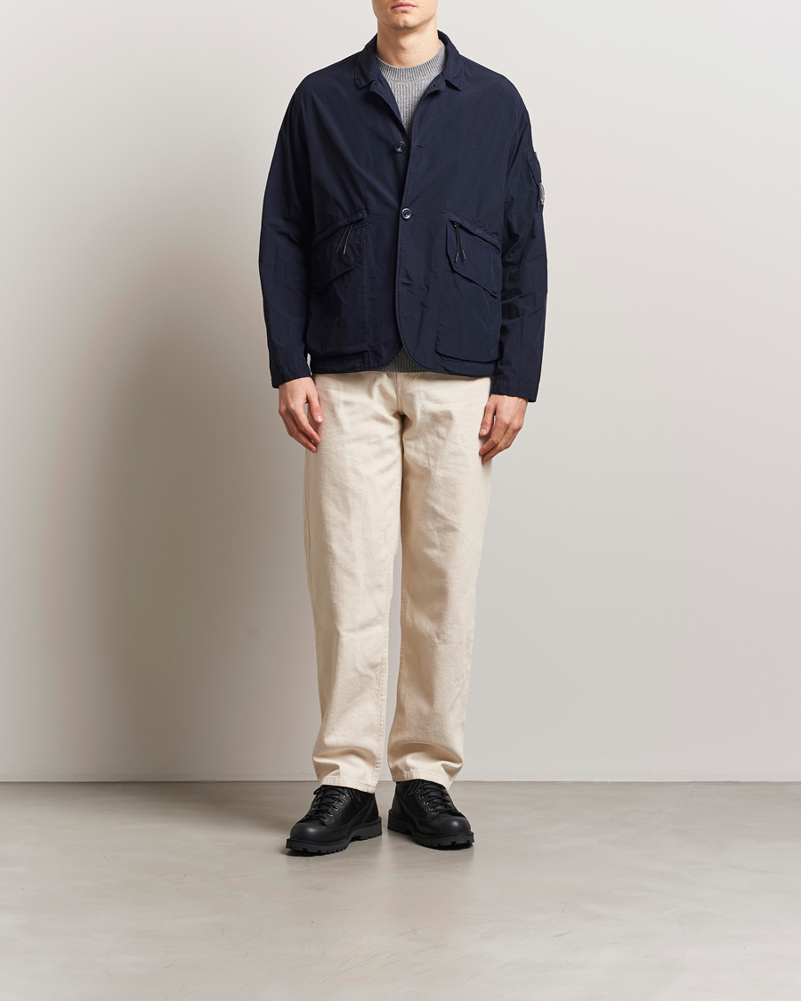 Homme | Manteaux Et Vestes | C.P. Company | Flatt Nylon Blazer Jacket Navy