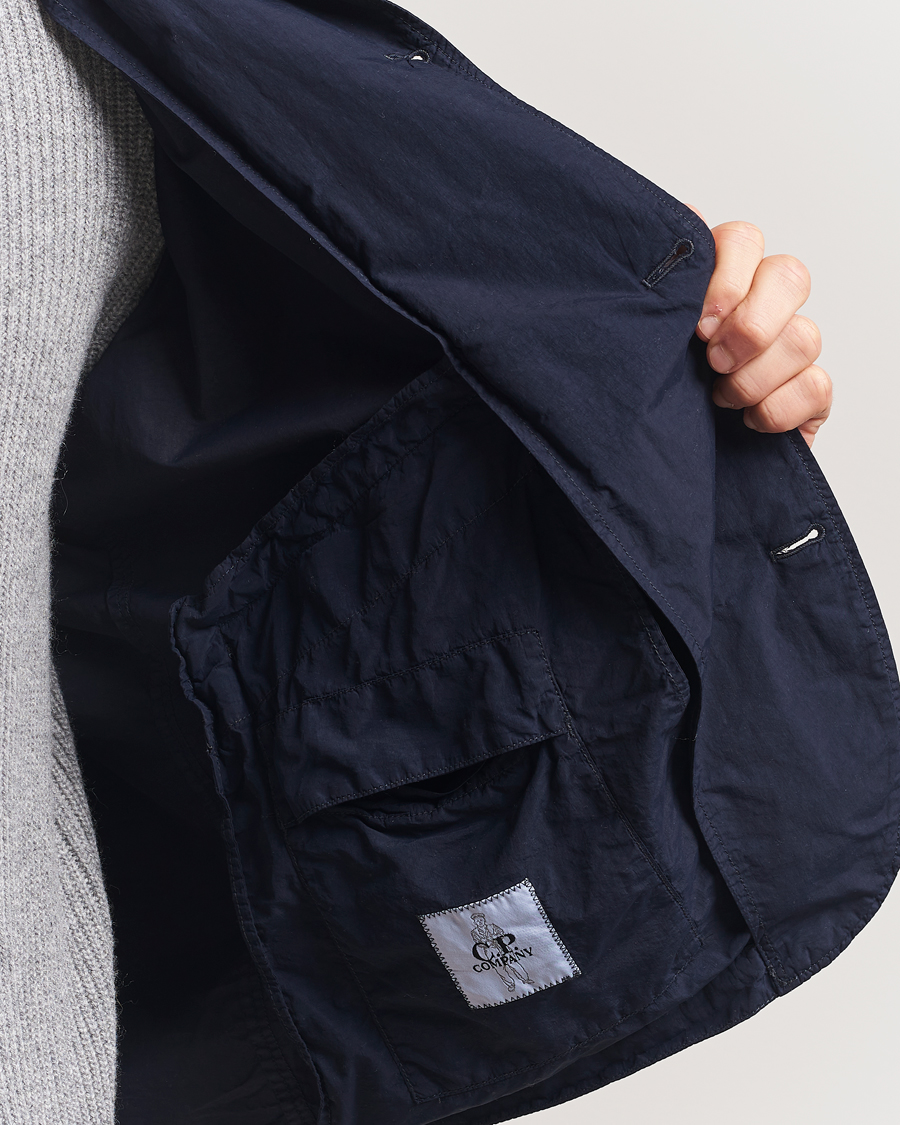 Homme | Manteaux Et Vestes | C.P. Company | Flatt Nylon Blazer Jacket Navy
