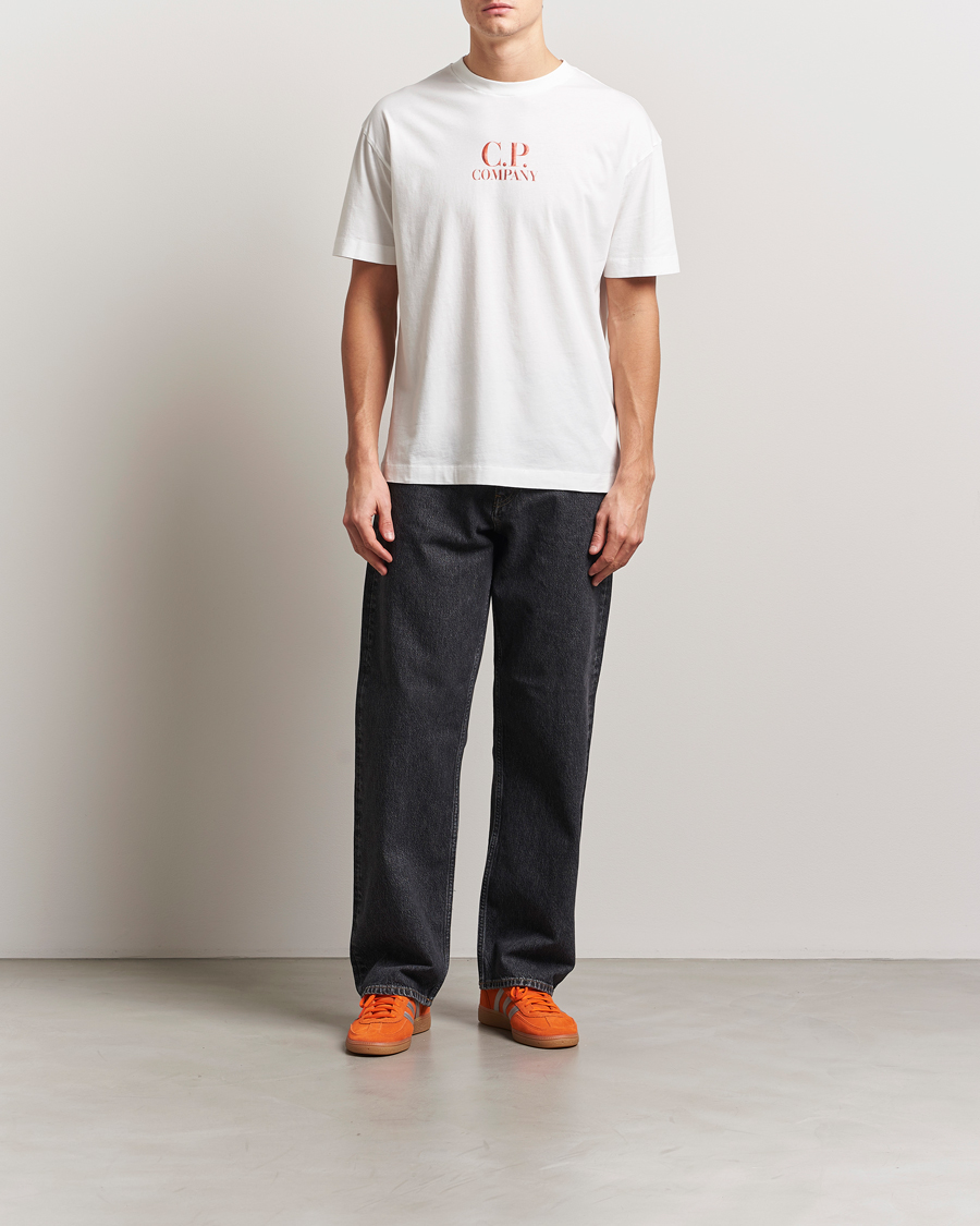 Homme | T-shirts | C.P. Company | Short Sleeve Back Logo T-Shirt White