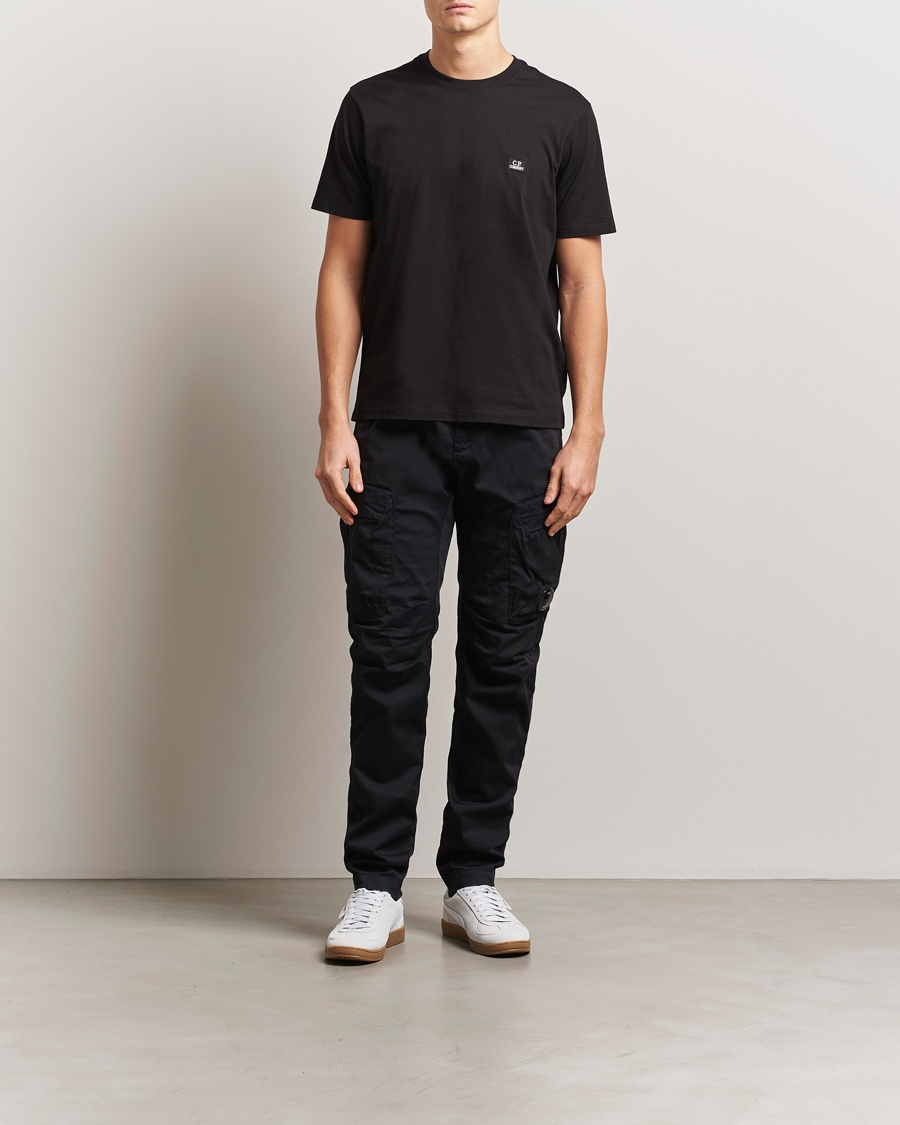 Homme | T-shirts | C.P. Company | Short Sleeve Small Logo T-Shirt Black