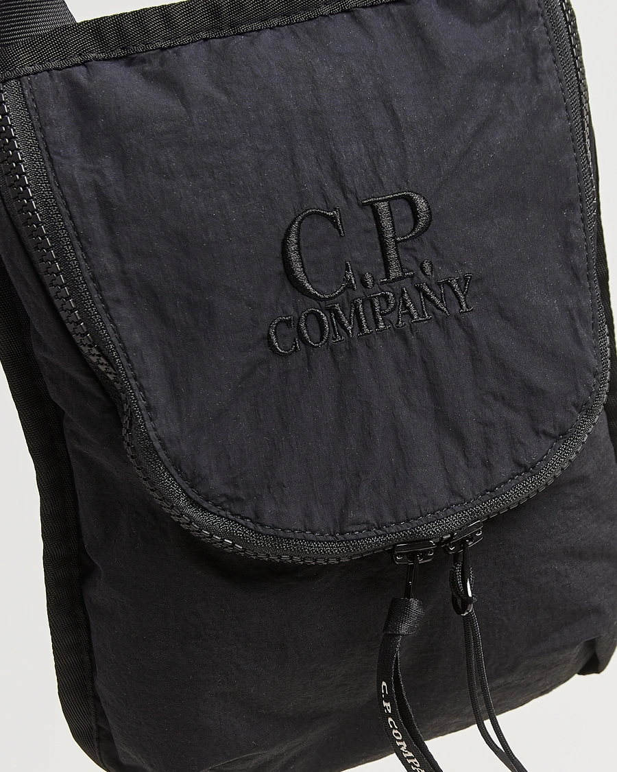 Homme | C.P. Company Plain Paper Touch Accessorie Bag Black | C.P. Company | Plain Paper Touch Accessorie Bag Black