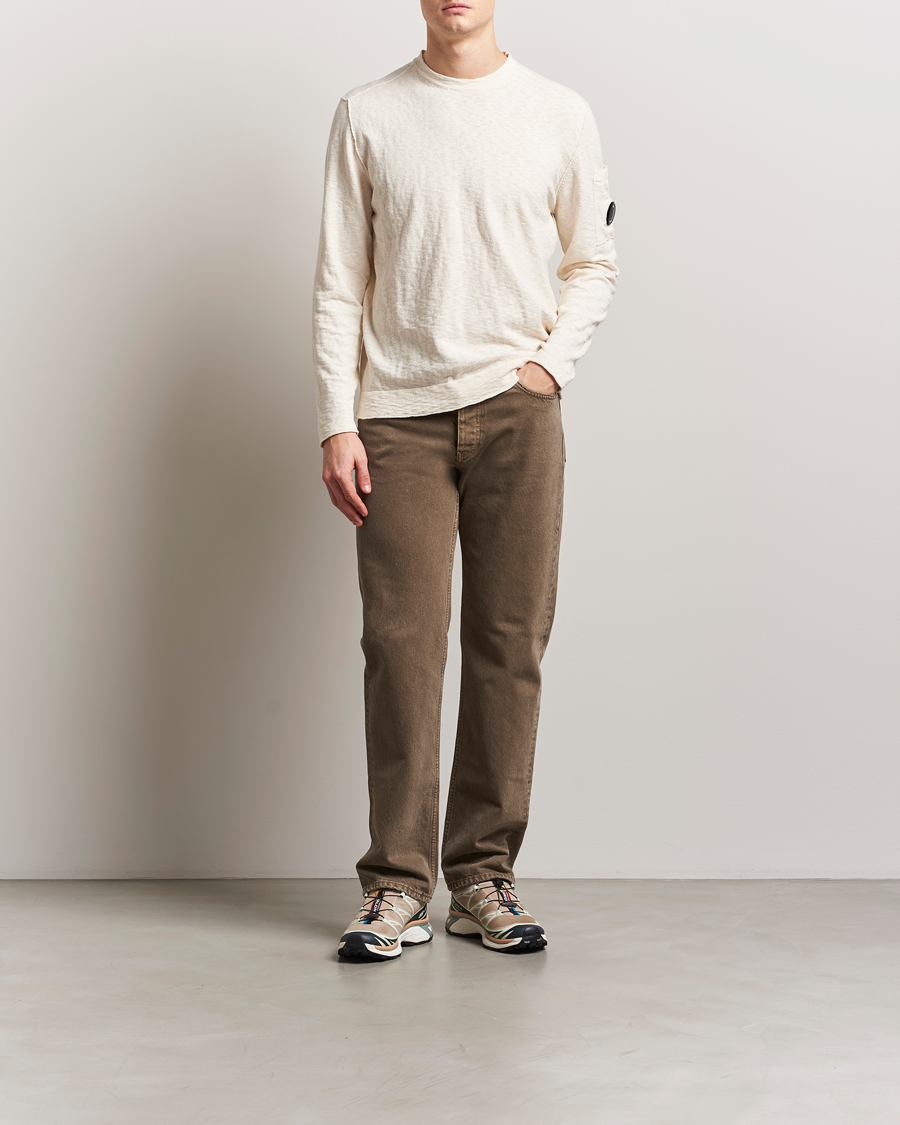 Homme | Pulls Et Tricots | C.P. Company | Knitted Cotton Crew Neck Off White