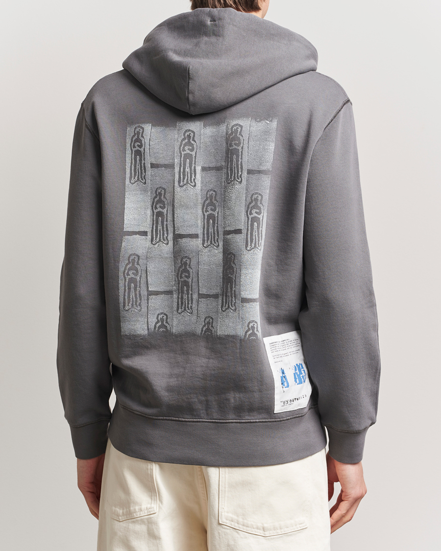 Homme | Pulls Et Tricots | C.P. Company | Cotton Fleece Back Logo Hood Grey