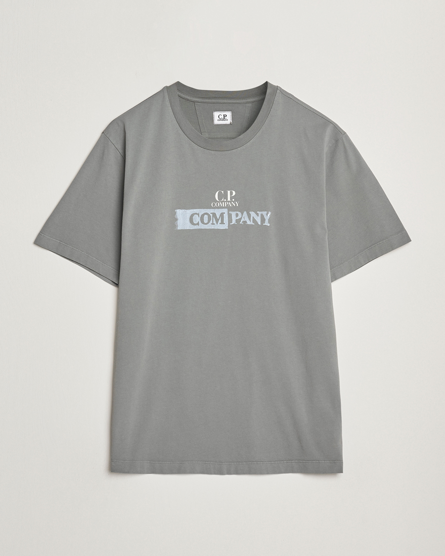Homme | T-shirts | C.P. Company | Back Print Short Sleeve T-Shirt Grey
