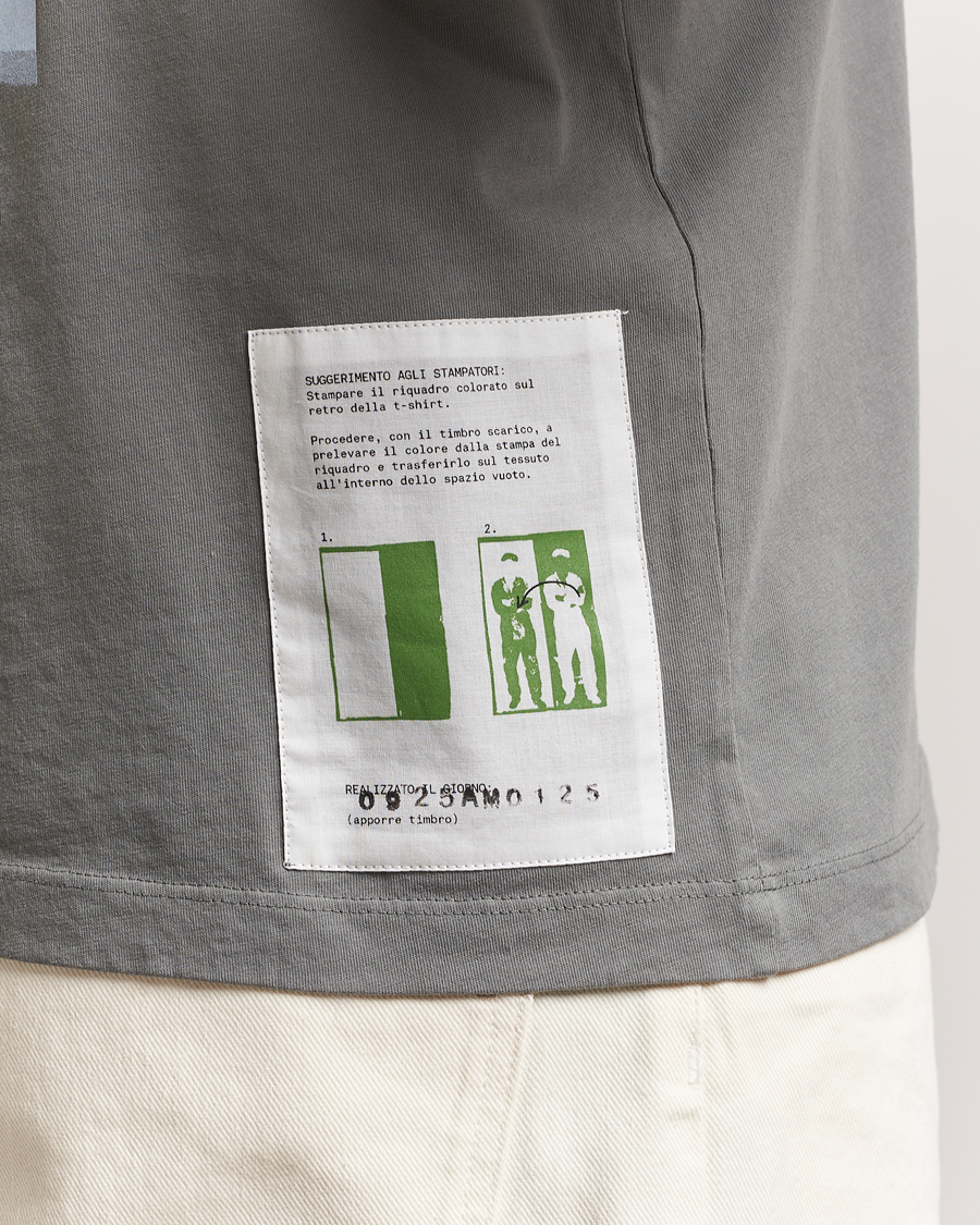 Homme | T-shirts | C.P. Company | Back Print Short Sleeve T-Shirt Grey