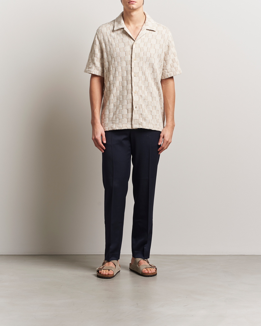 Homme | Chemises | J.Lindeberg | Torpa Resort Jersey Shirt Moonbeam