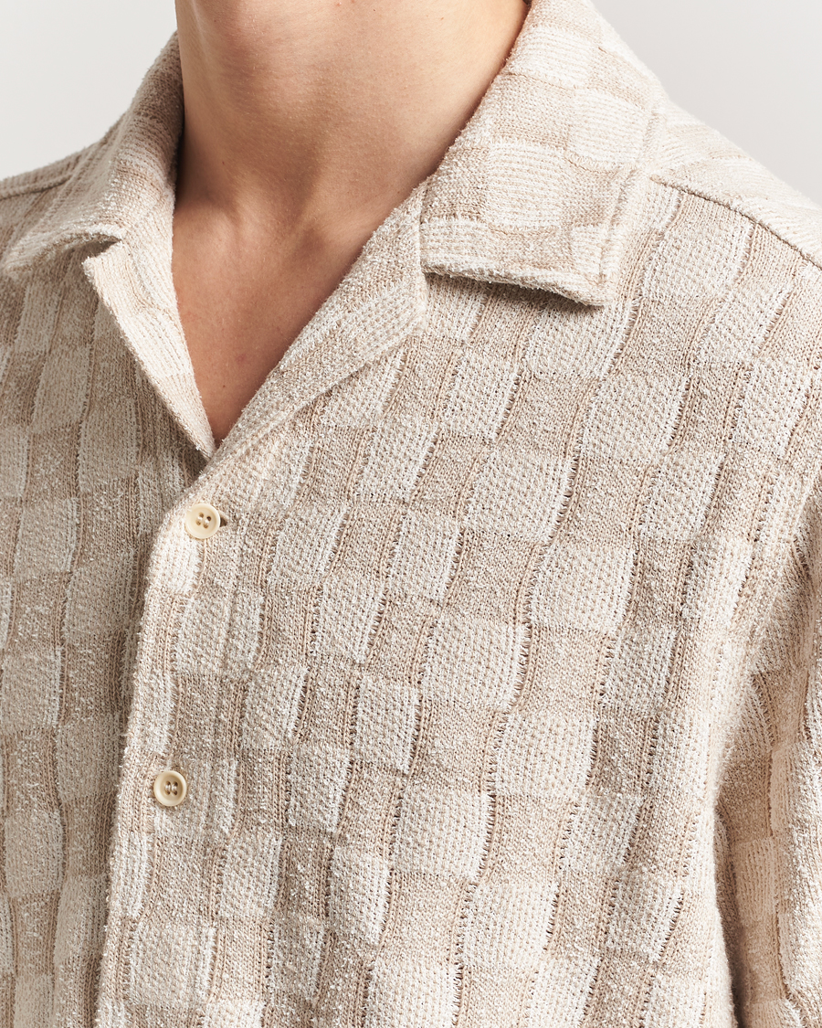 Homme | Chemises | J.Lindeberg | Torpa Resort Jersey Shirt Moonbeam