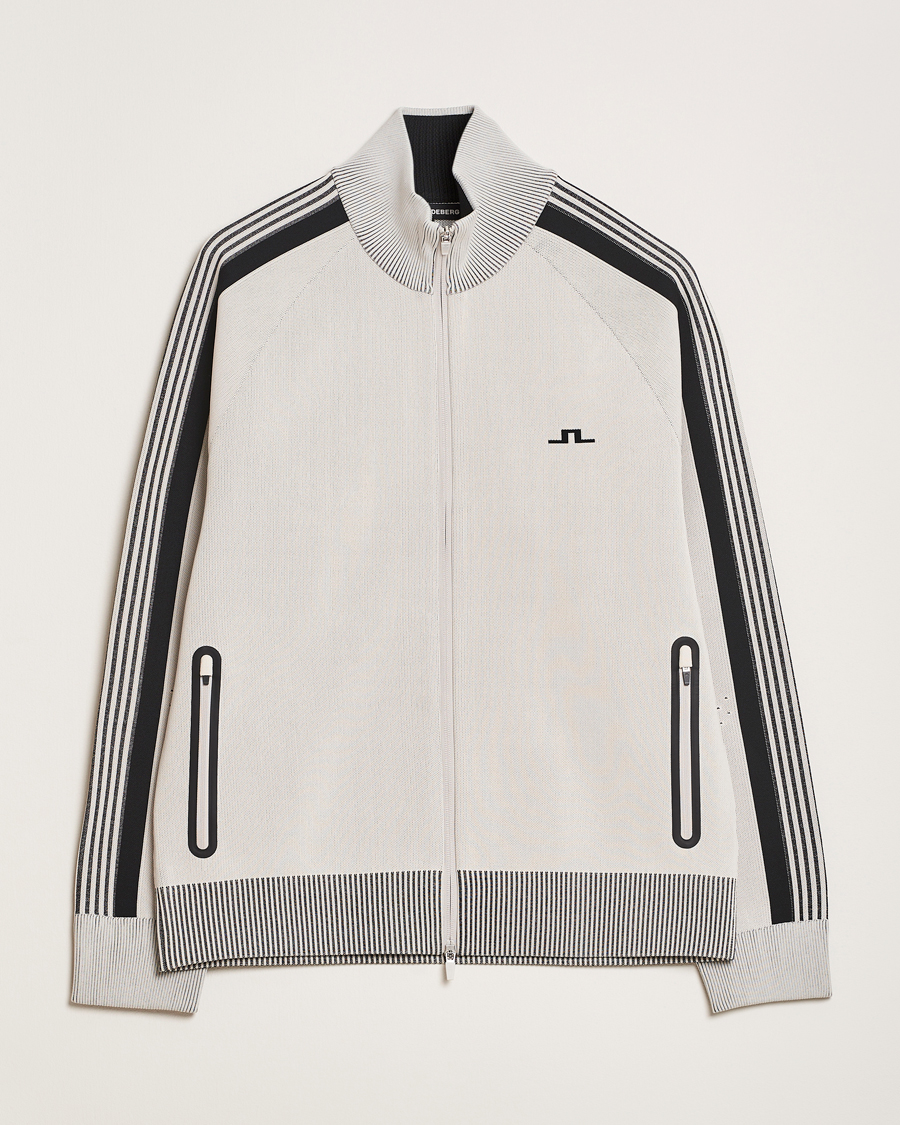 Homme | Manteaux Et Vestes | J.Lindeberg | Max Tech Knit Track Jacket Moonbeam