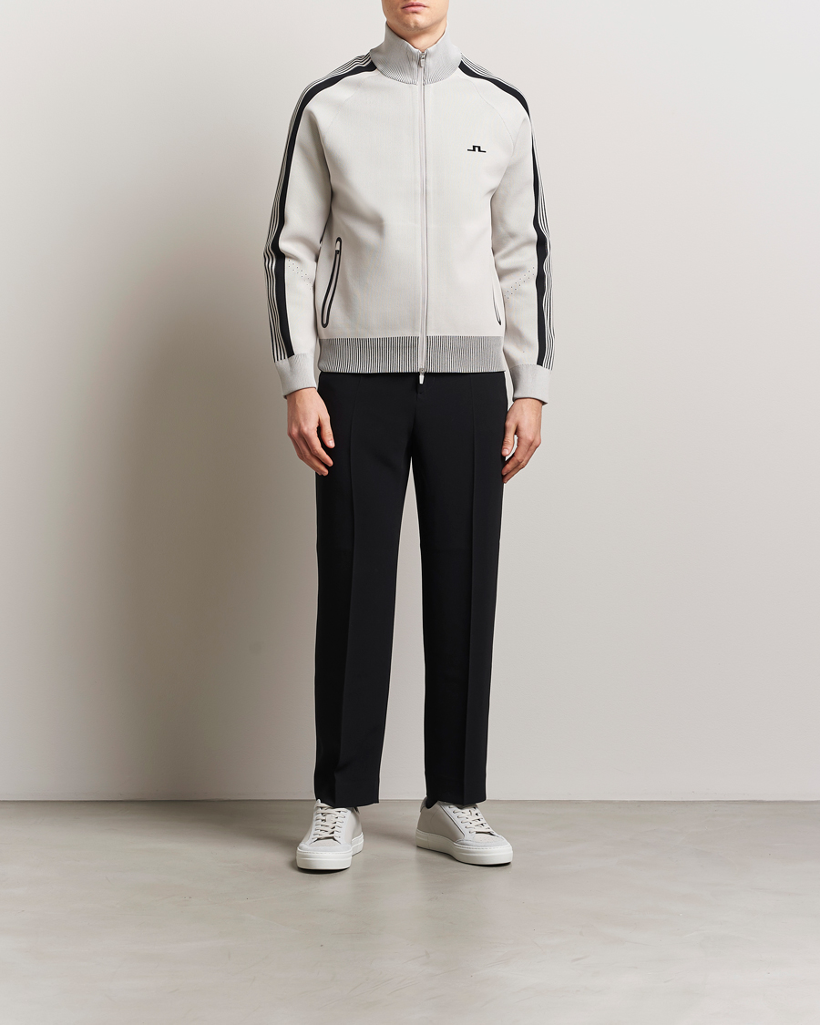 Homme | Manteaux Et Vestes | J.Lindeberg | Max Tech Knit Track Jacket Moonbeam