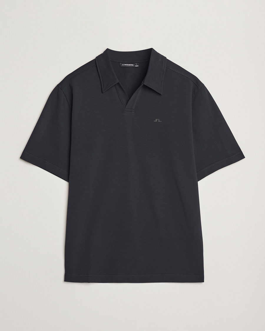 Homme | Polos | J.Lindeberg | Roy Relaxed Polo Pique Black