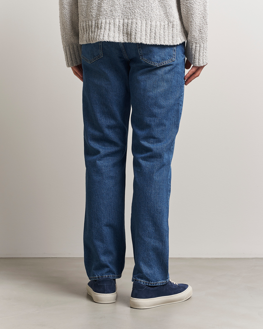 Homme | Jeans | J.Lindeberg | Cody Washed Reg Jeans Mid Blue