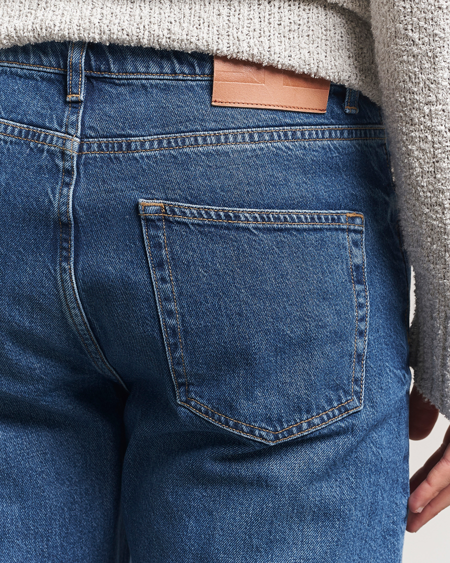 Homme | Jeans | J.Lindeberg | Cody Washed Reg Jeans Mid Blue