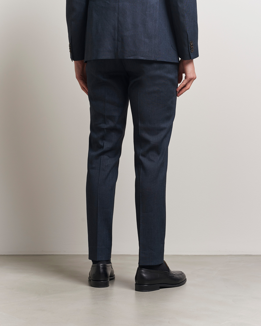 Homme | Pantalons | Morris | Heritage Linen Suit Trousers Navy