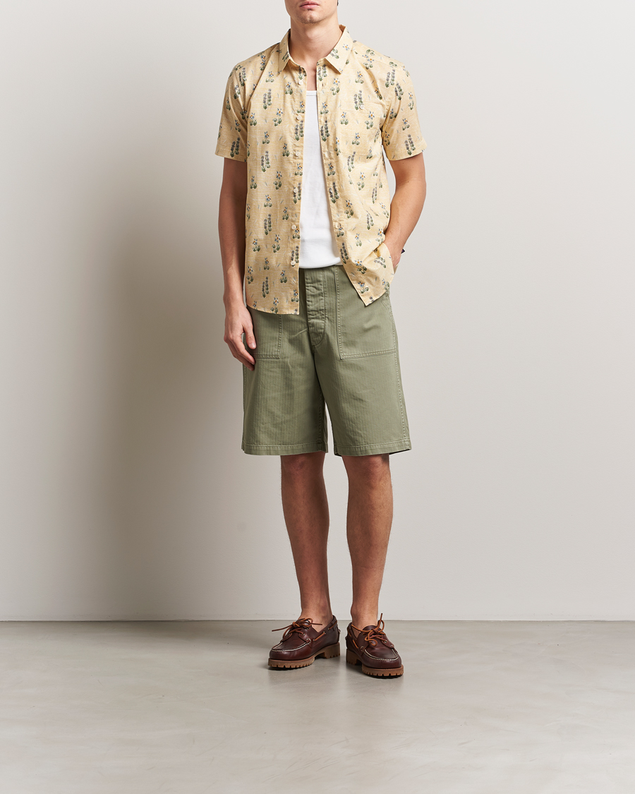 Homme | Shorts | orSlow | Summer Fatigue Shorts Green