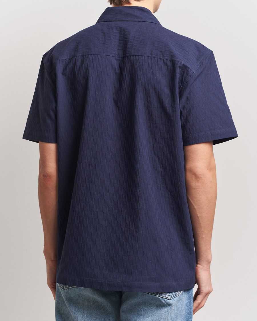 Homme | Chemises | Palmes | Garden Short Sleeve Shirt Navy