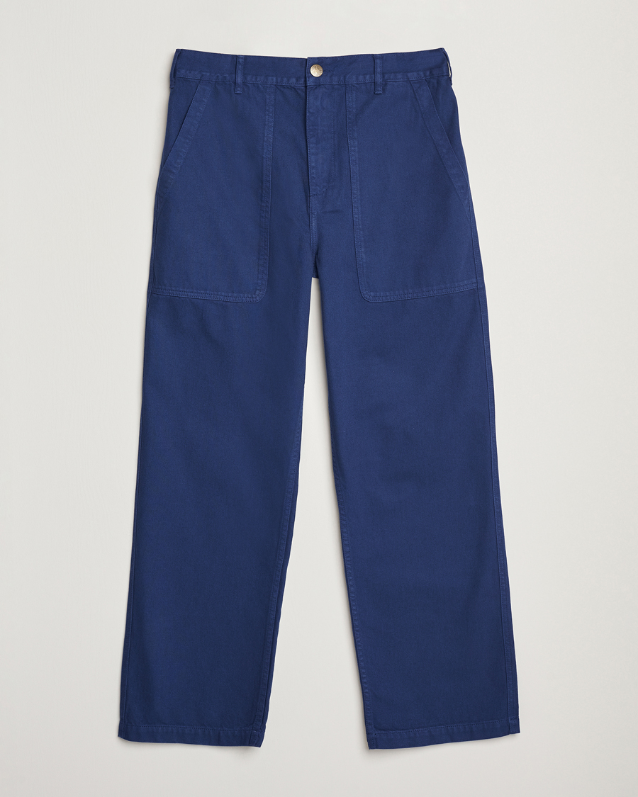 Homme | Pantalons | Palmes | Twill Cotton Pants Dark Blue