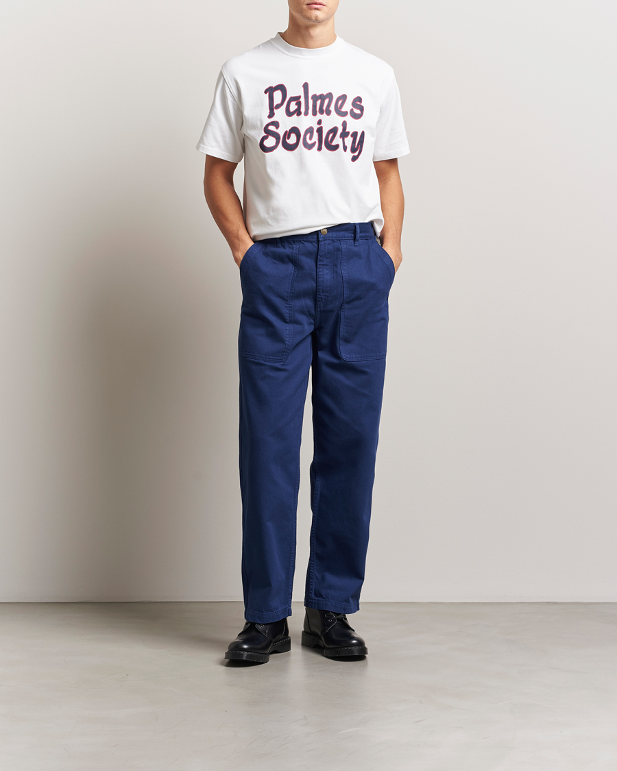 Homme | Pantalons | Palmes | Twill Cotton Pants Dark Blue