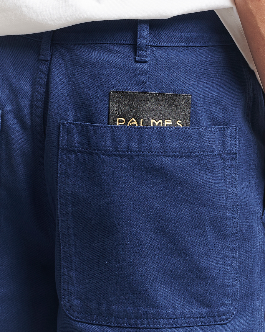 Homme | Pantalons | Palmes | Twill Cotton Pants Dark Blue