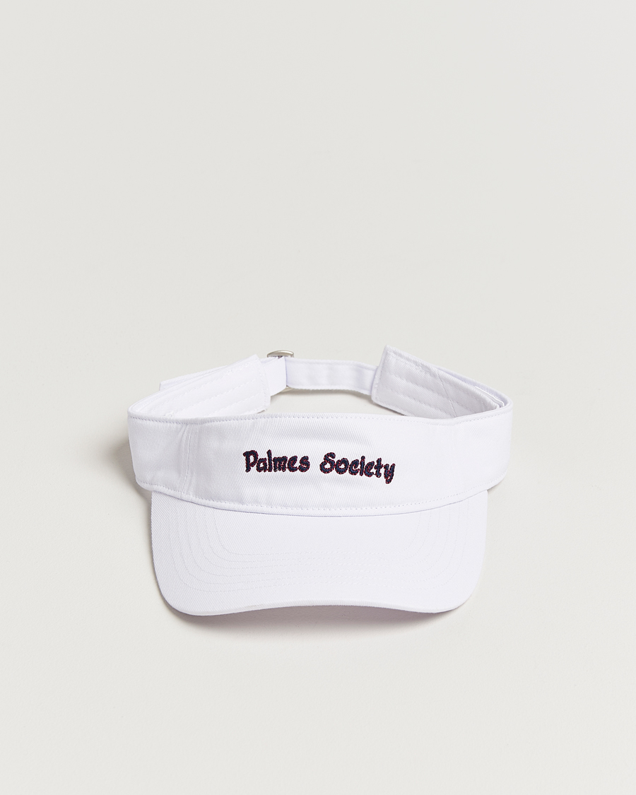 Homme | Palmes Society Visor Cap White | Palmes | Society Visor Cap White