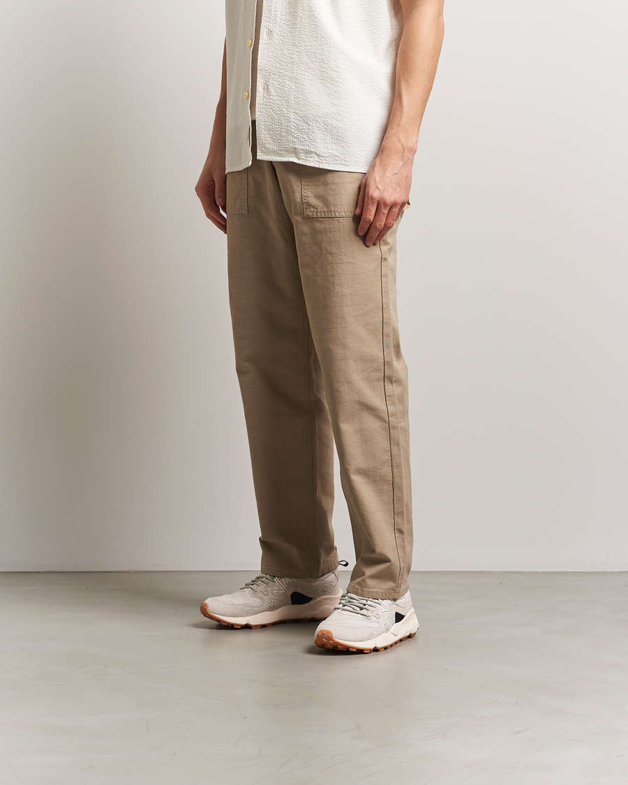 Homme | Baskets | Flower Mountain | Yamano 3 Suede/Nylon Sneaker Beige