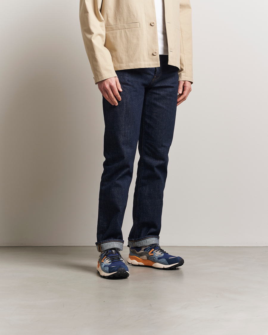 Homme | Flower Mountain Yamano 3 Suede/Nylon Sneaker Mixed Blue | Flower Mountain | Yamano 3 Suede/Nylon Sneaker Mixed Blue