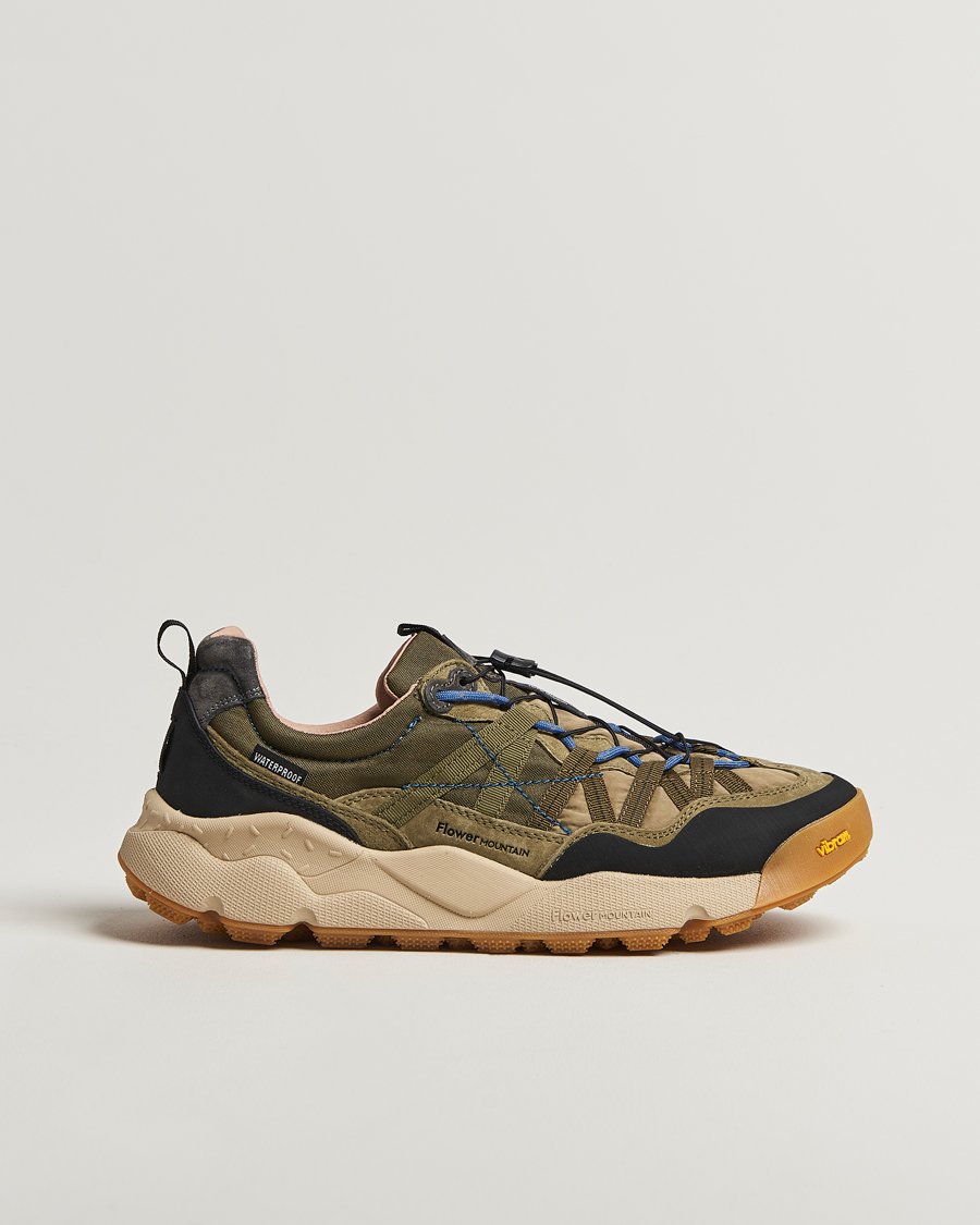 Homme | Flower Mountain Iwano 2 Suede/Nylon Trail Sneaker Green | Flower Mountain | Iwano 2 Suede/Nylon Trail Sneaker Green