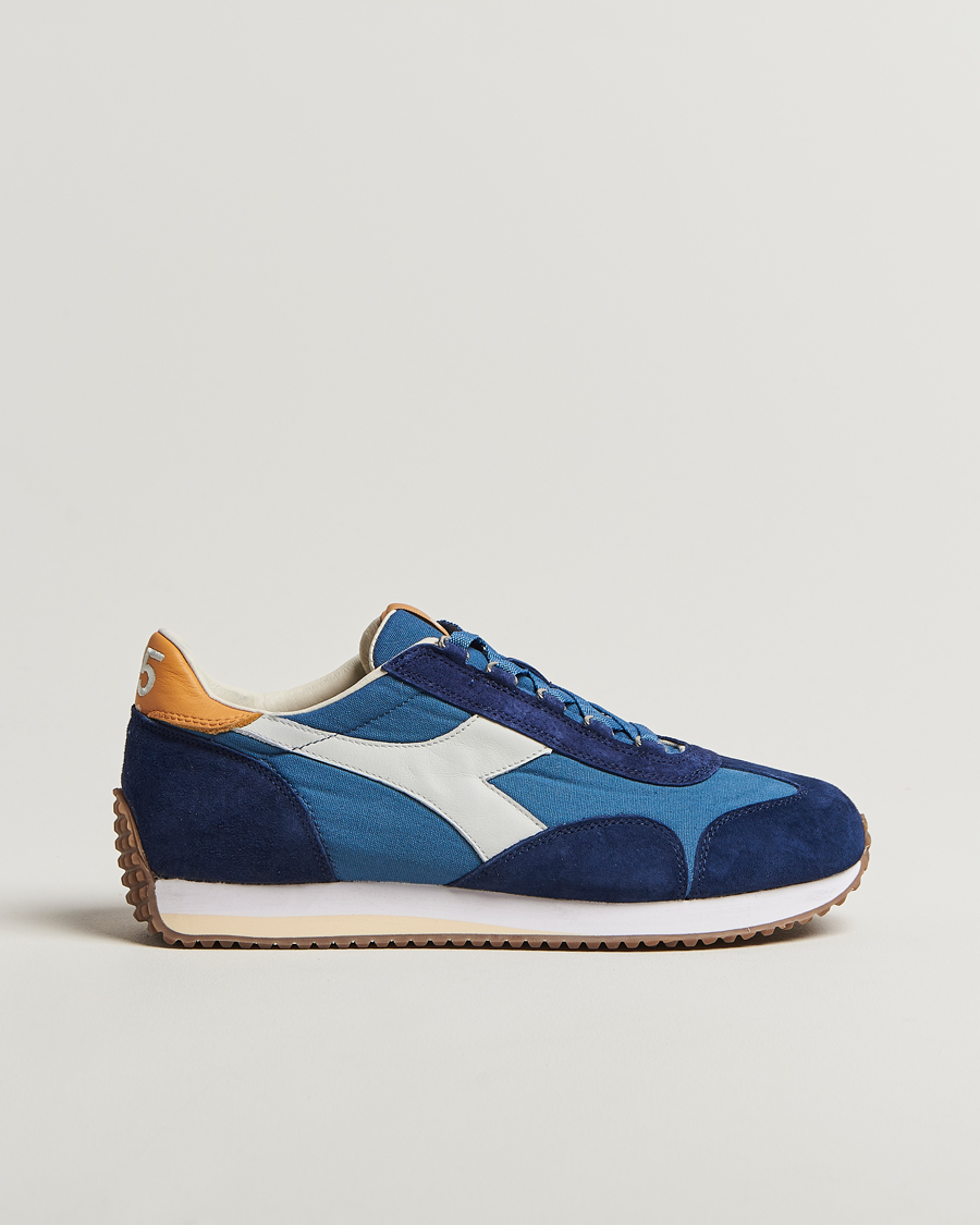Homme | Diadora Equipe Canvas Running Sneaker Blue | Diadora | Equipe Canvas Running Sneaker Blue