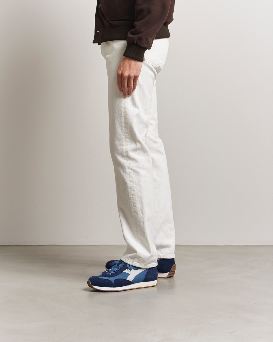 Homme | Diadora Equipe Canvas Running Sneaker Blue | Diadora | Equipe Canvas Running Sneaker Blue