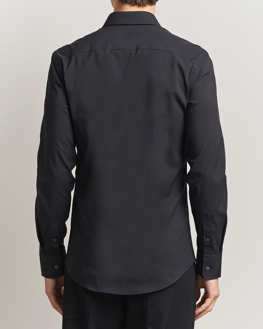 Homme | Chemises | Tiger of Sweden | Adley Slim Fit Cut Away Shirt Black