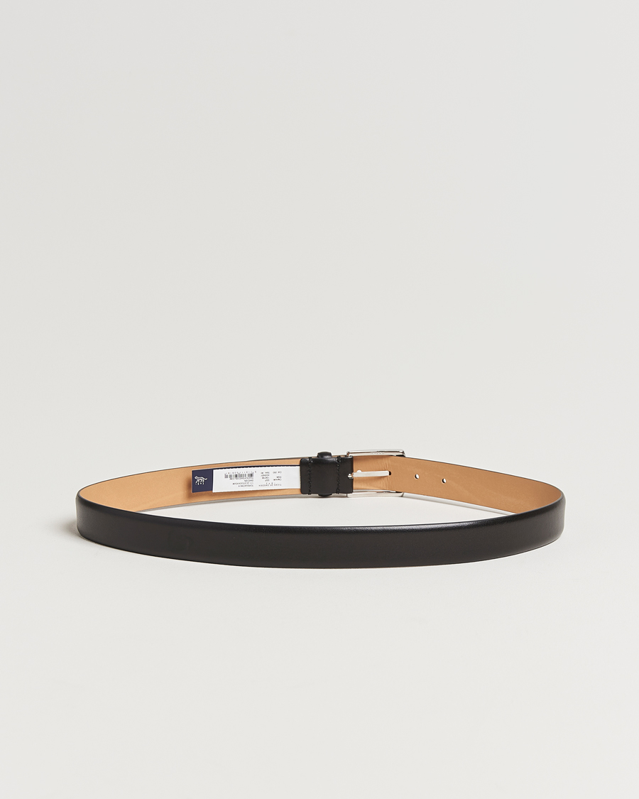 Homme | Ceintures | Tiger of Sweden | Asenby Leather 3 cm Belt Black